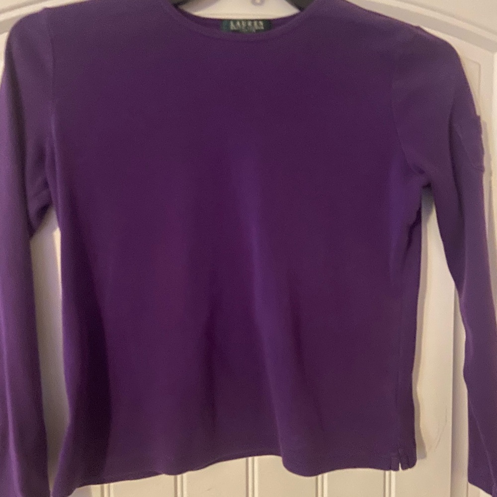 Women’s Ralph Lauren Purple Long Sleeve T-shirt PM